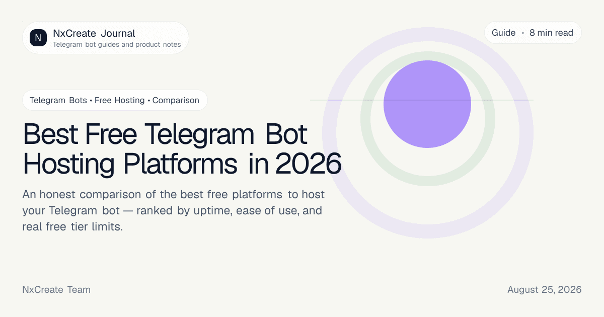 Best Free Telegram Bot Hosting Platforms in 2026