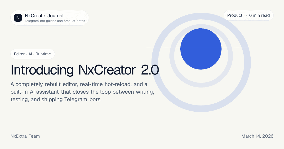 Introducing NxCreator 2.0